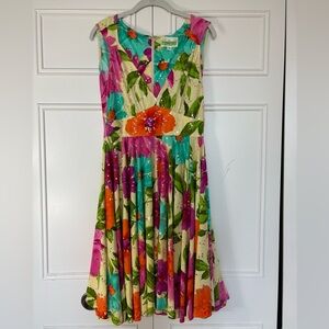 Le Shack Floral Sequin Dress